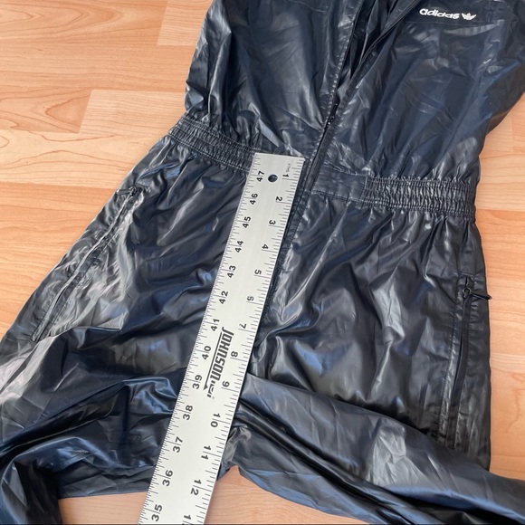 ADIDAS - Rare! Vintage Retro High-Waist, Ankle Jumpsuit Wind-Breaker Sz XS (0164 - Picture 6 of 13